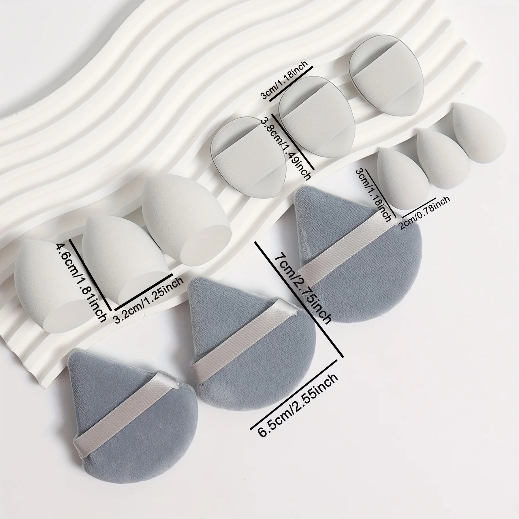 12- Pieces Makeup Sponge Set