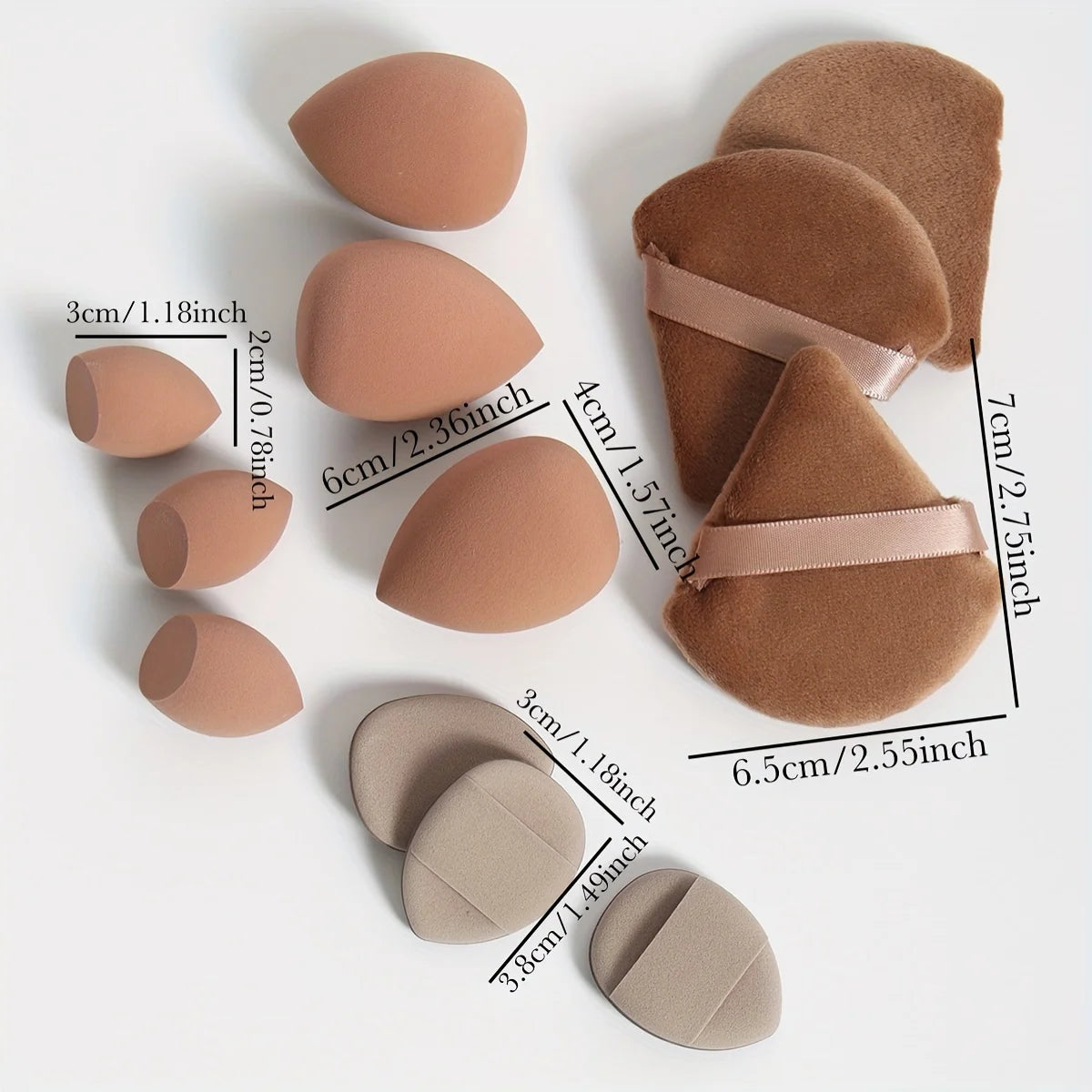 12- Pieces Makeup Sponge Set