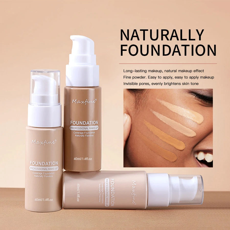 Liquid Foundation – Full Coverage, Waterproof & Sweat-Resistant Makeup