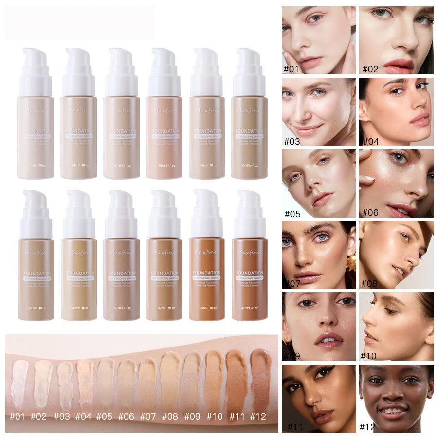 Liquid Foundation – Full Coverage, Waterproof & Sweat-Resistant Makeup