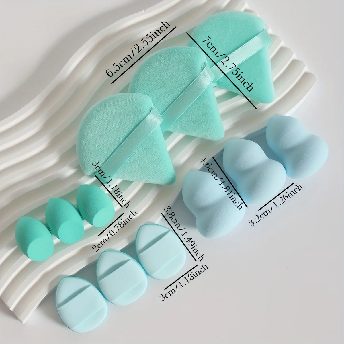 12- Pieces Makeup Sponge Set