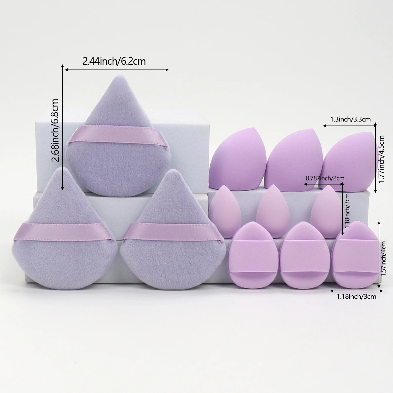 12- Pieces Makeup Sponge Set