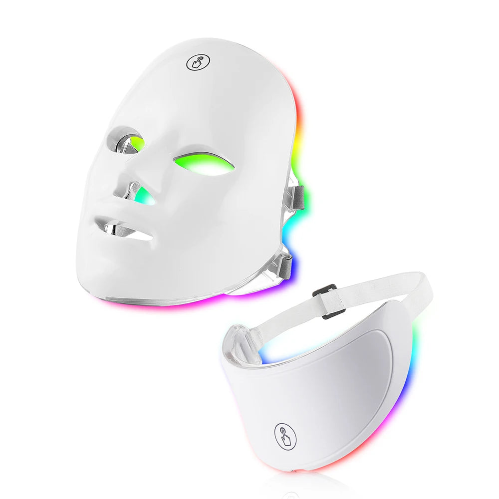 Wireless 7 Colors LED Face Beauty Machine  Mask