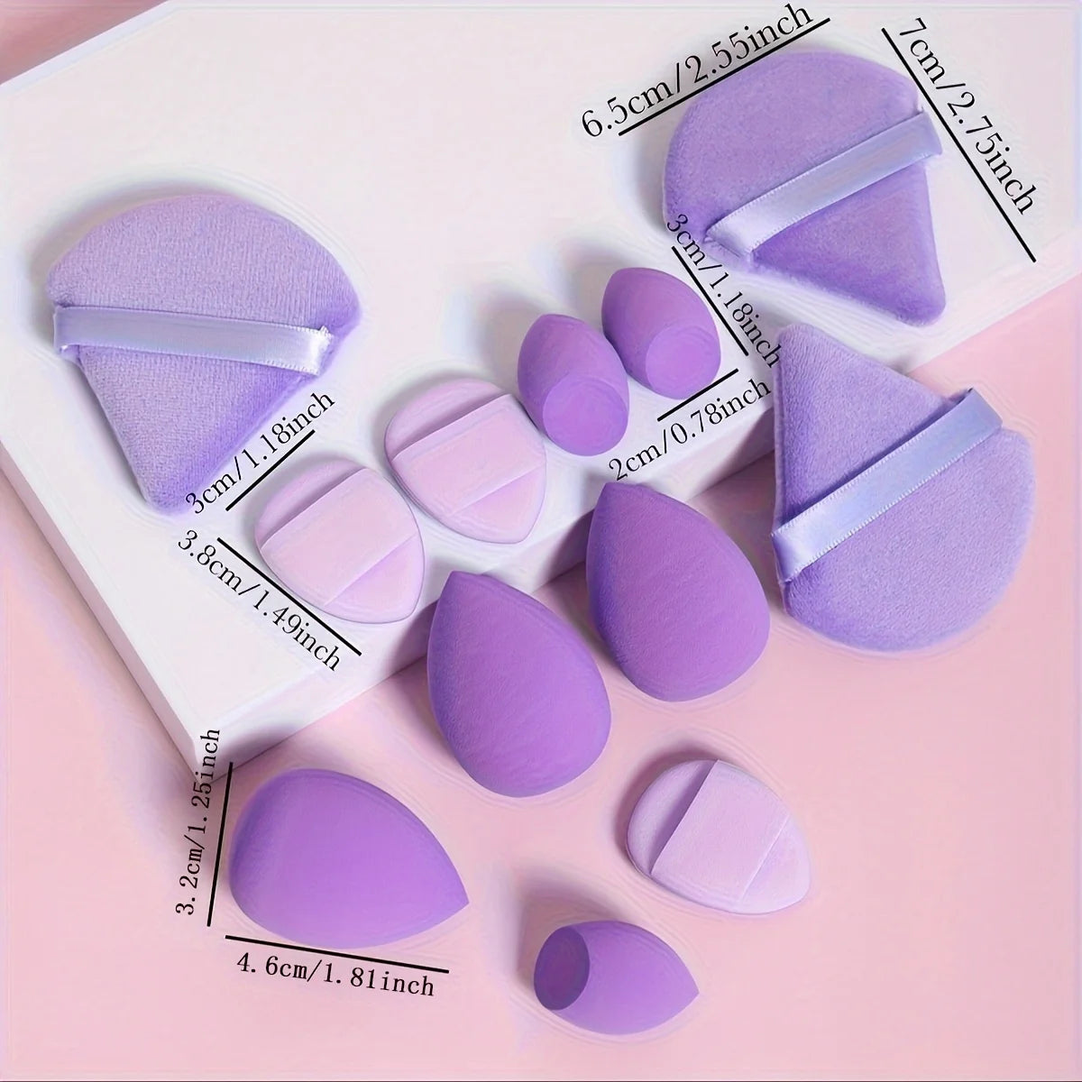 12- Pieces Makeup Sponge Set